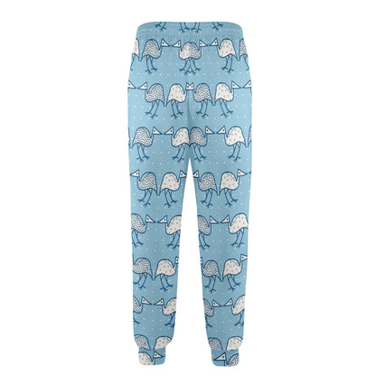 Emu Pattern Print Design 01 Men's Casual Track Pants