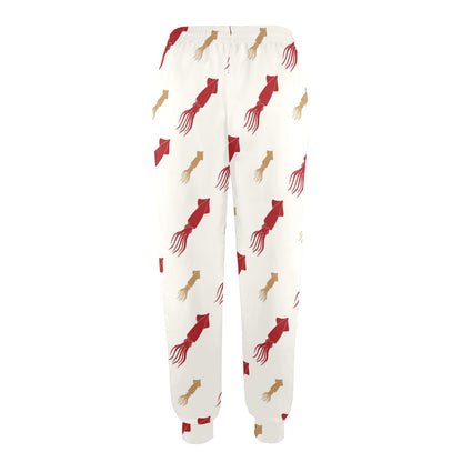 Giant Squid Pattern Print Design 01 Women's Casual Track Pants