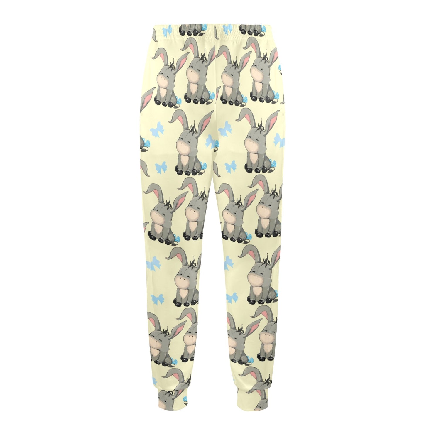 Donkey Baby Pattern Print Design 02 Men's Casual Track Pants