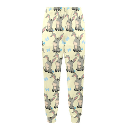 Donkey Baby Pattern Print Design 02 Men's Casual Track Pants