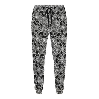 Skull Tattoo Design Print Men's Sweatpants