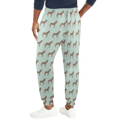 Donkey Print Design LKS402 Men's Casual Track Pants