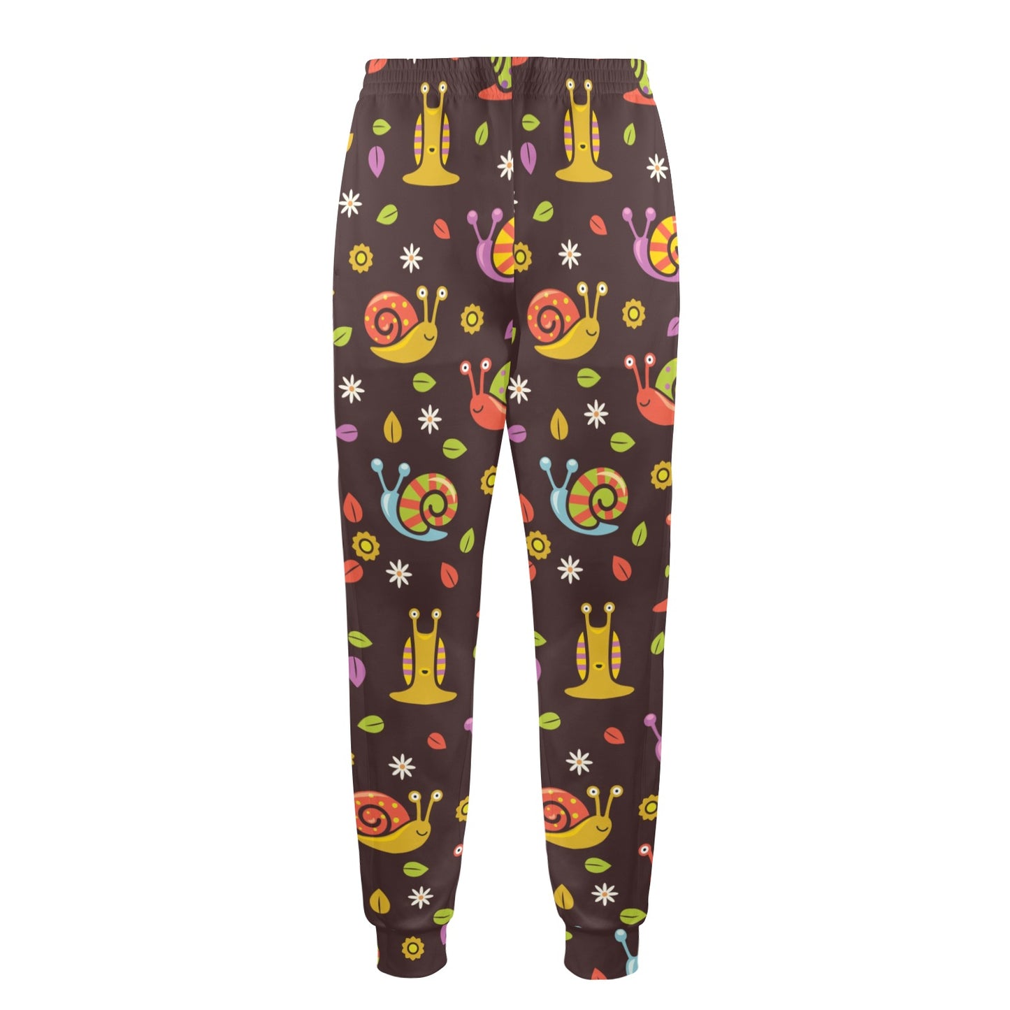 Snail Pattern Print Design 01 Men's Casual Track Pants