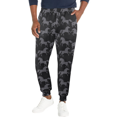 Horse Print Design LKS305 Men's Casual Track Pants