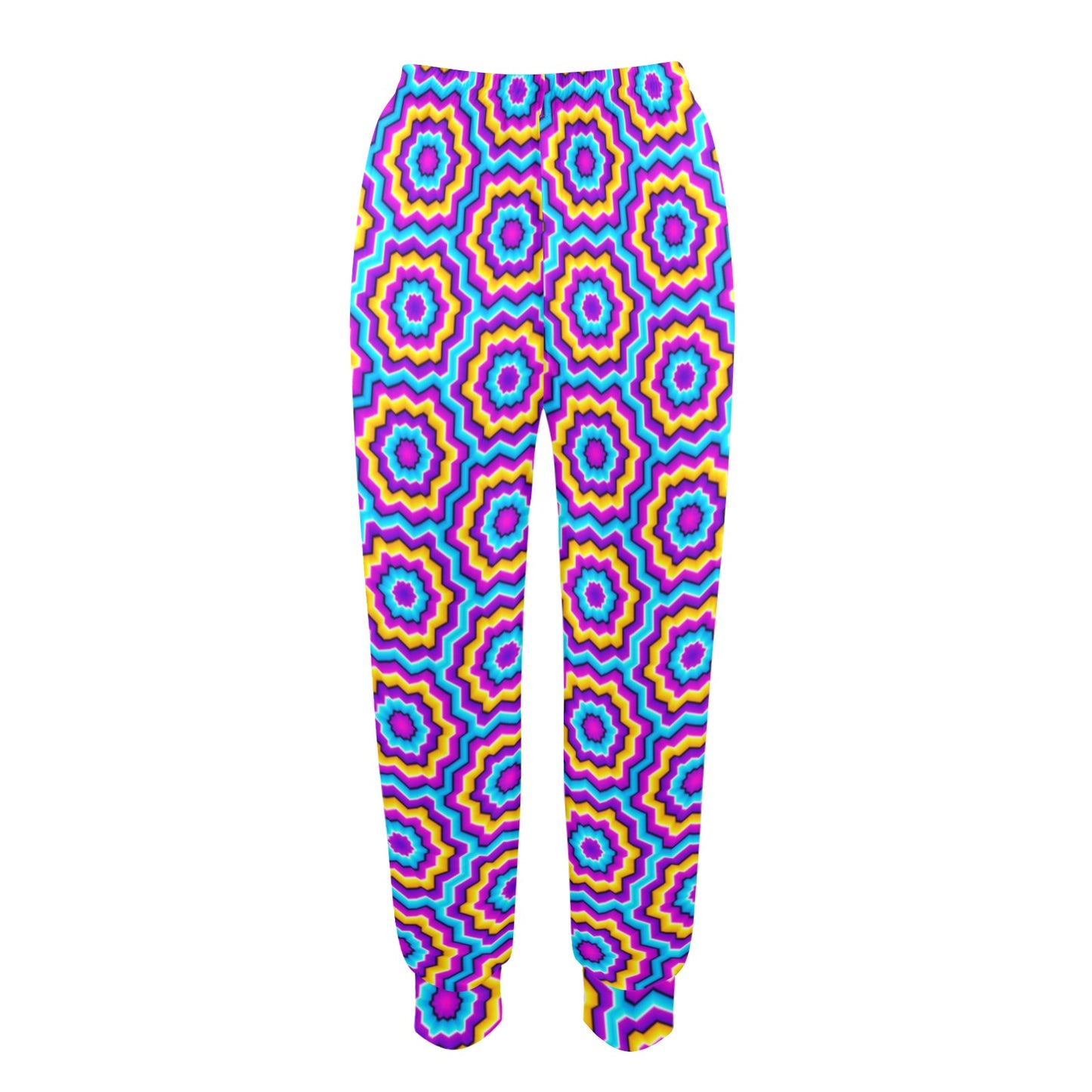 Optical illusion Techno Movement Women's Casual Track Pants