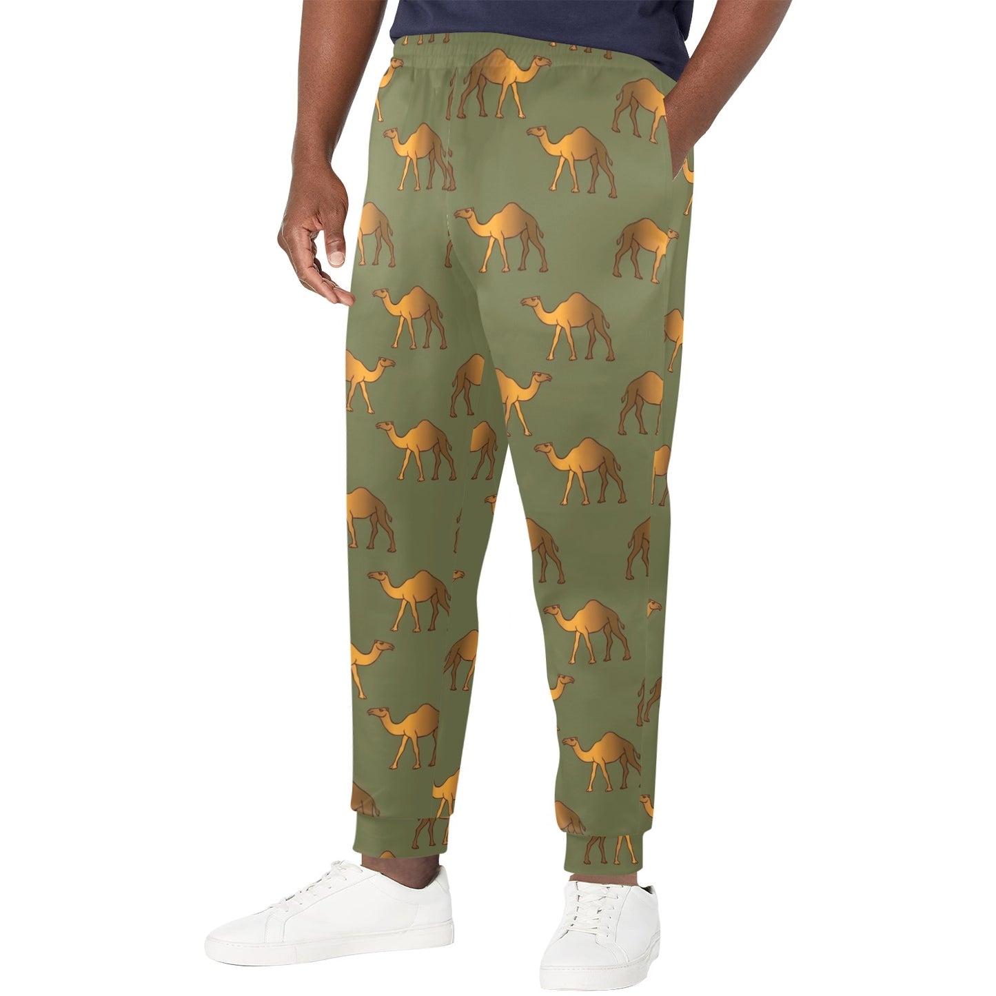 Camel Design Print Pattern JJ028 Men's Casual Track Pants