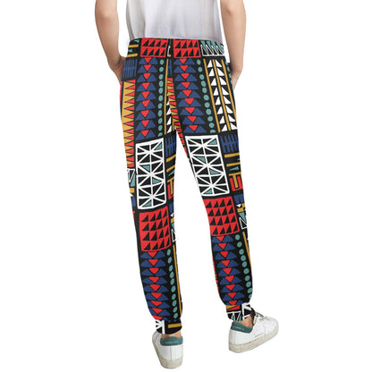 Kente Pattern Print Design 02 Women's Casual Track Pants