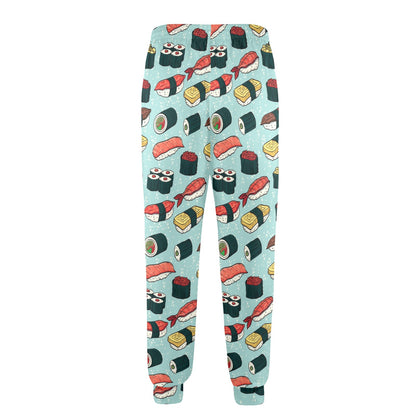 Sushi Pattern Design Men's Casual Track Pants