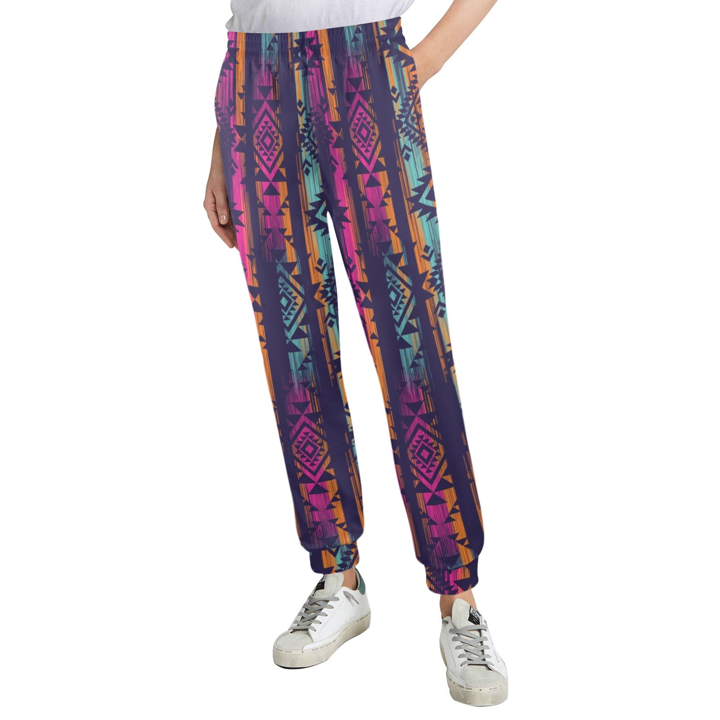 Line Tribal Aztec Women's Casual Track Pants