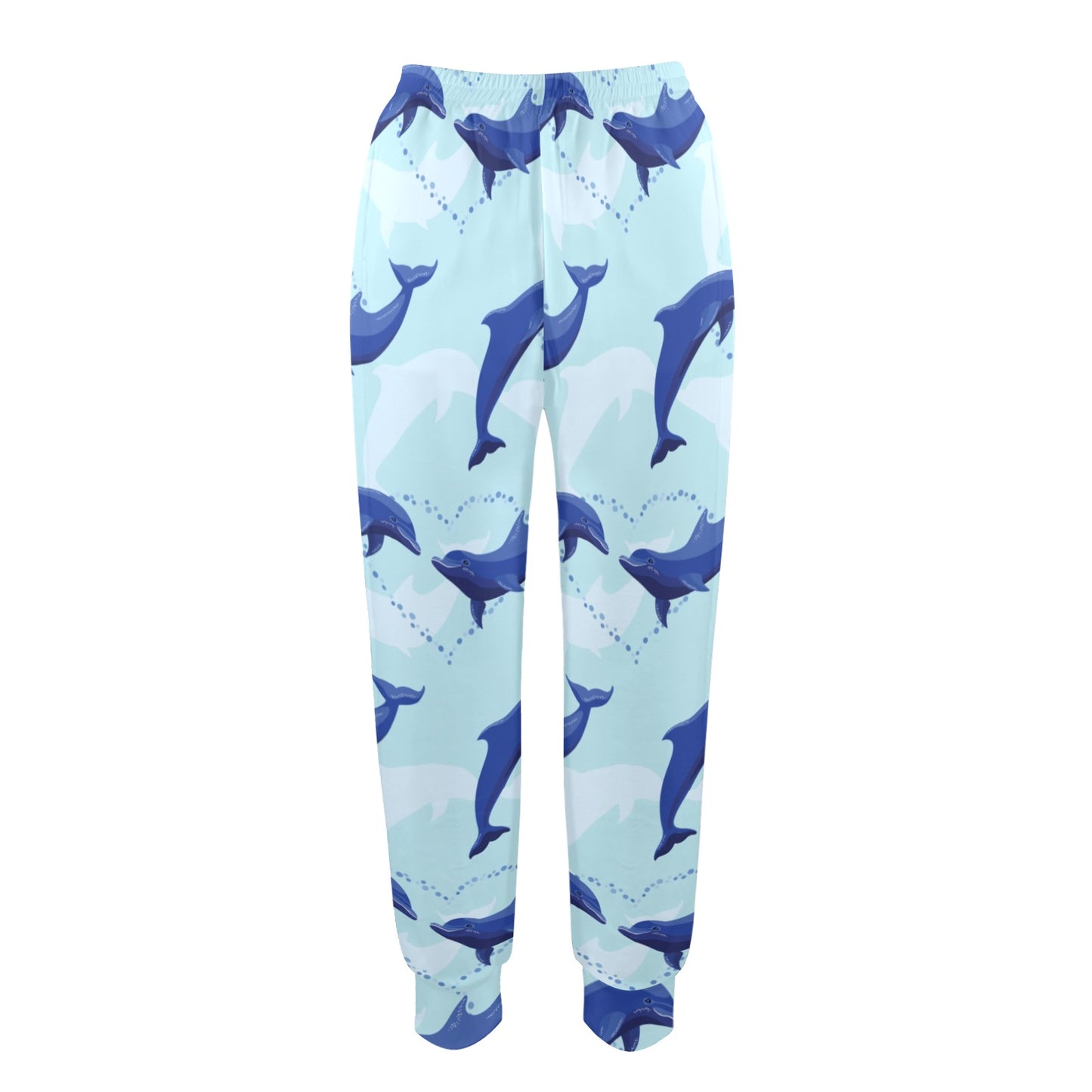 Dolphin Heart Pattern Women's Casual Track Pants