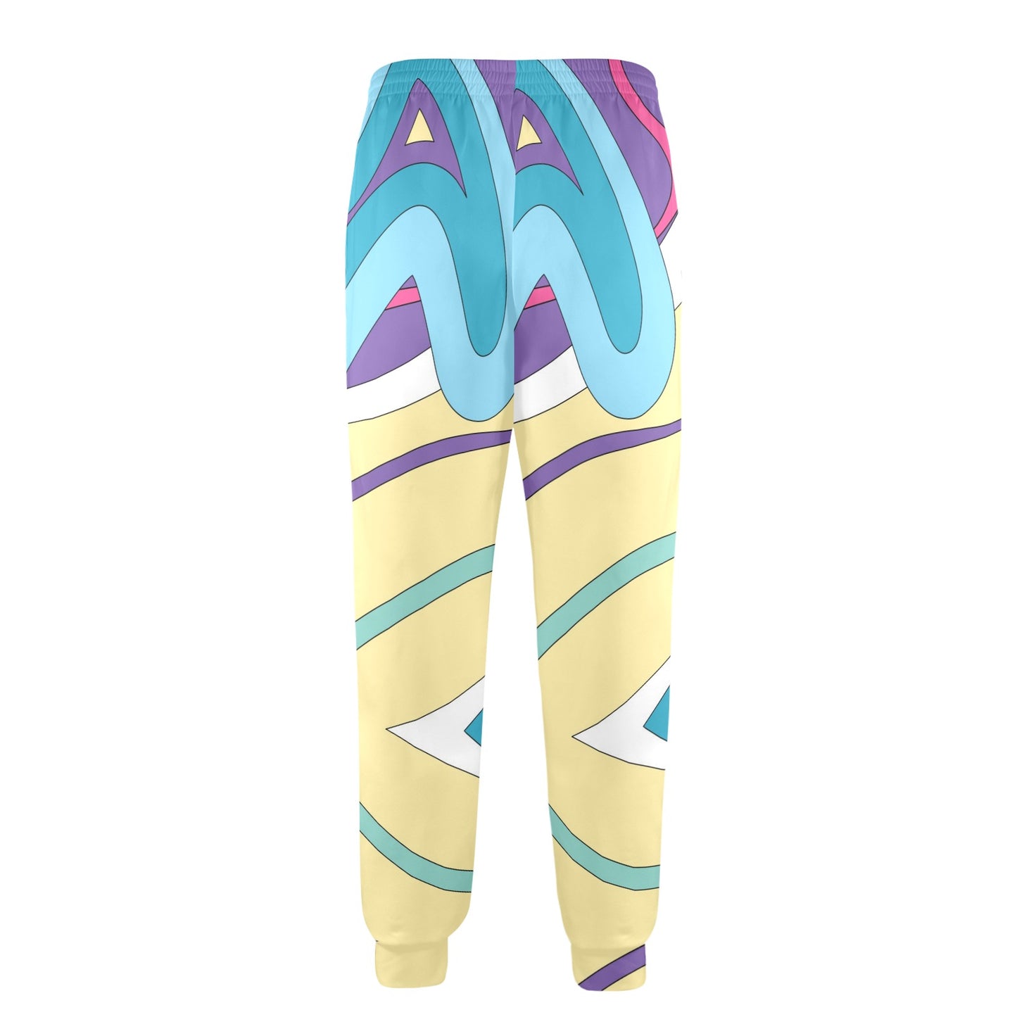 Funky Retro Pattern Print Design A01 Men's Casual Track Pants