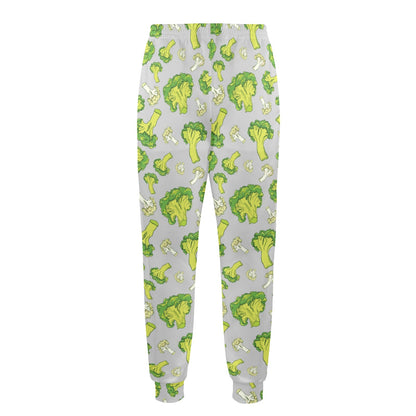 Broccoli Pattern Print Design 03 Men's Casual Track Pants