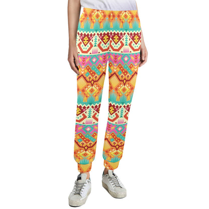 Aztec Pattern Print Design 03 Women's Casual Track Pants