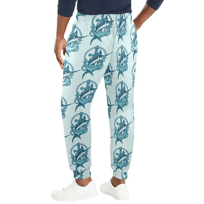 Swordfish Pattern Print Design 03 Men's Casual Track Pants