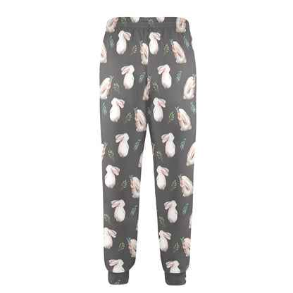 Rabbit Print Design LKS402 Men's Casual Track Pants