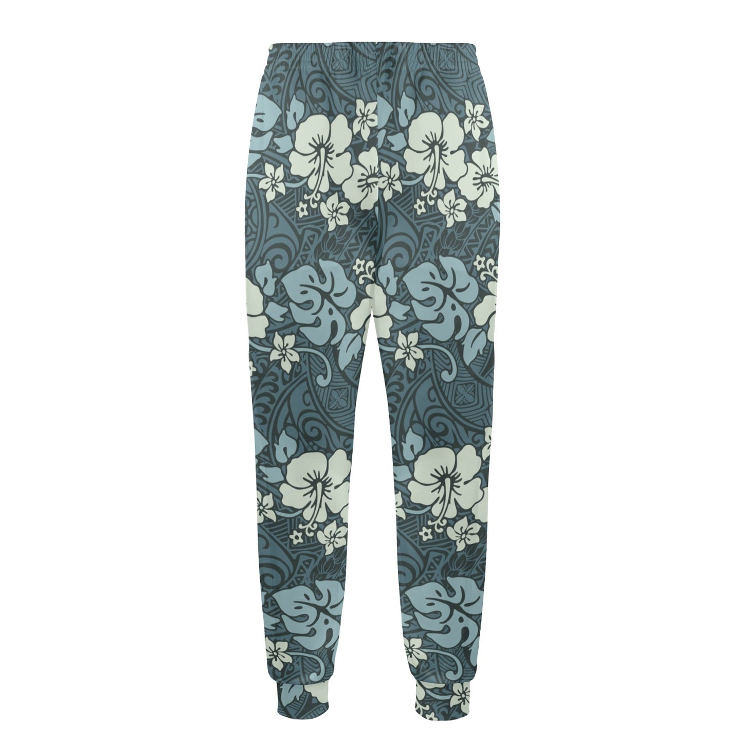 Flower Hawaiian Hibiscus Style Print Pattern Men's Casual Track Pants