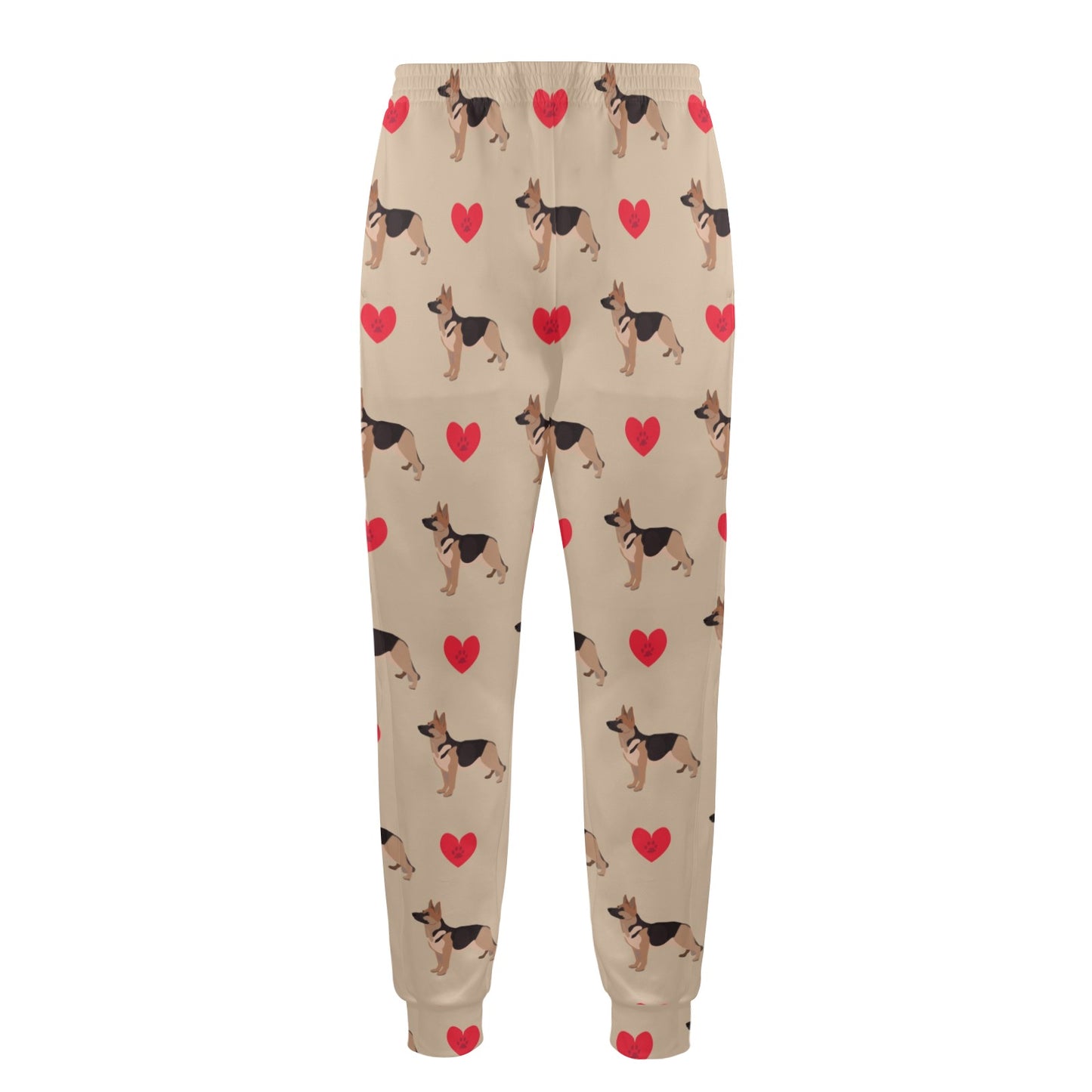 German Shepherd Design Print Pattern JJ0257 Men's Casual Track Pants