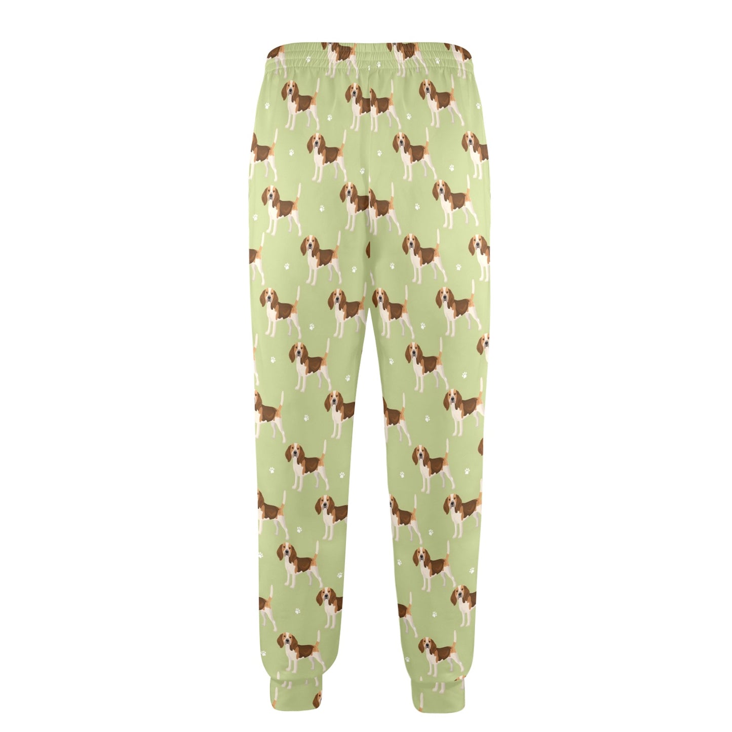 Beagle Pattern Print Design 07 Men's Casual Track Pants