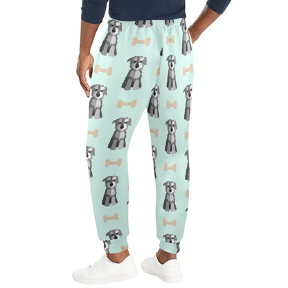 Schnauzers Pattern Print Design A03 Men's Casual Track Pants