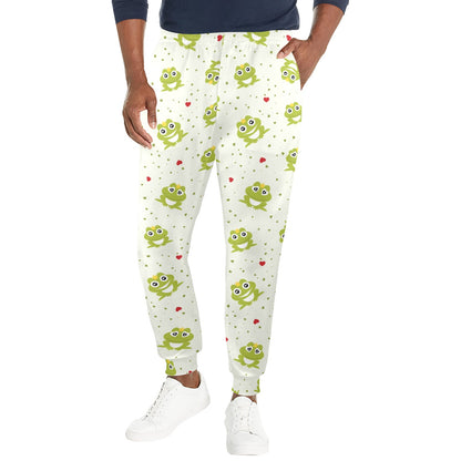 frog Design Print Pattern JJ0229 Men's Casual Track Pants