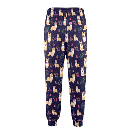 Pembroke Welsh Corgis Pattern Print Design A06 Men's Casual Track Pants