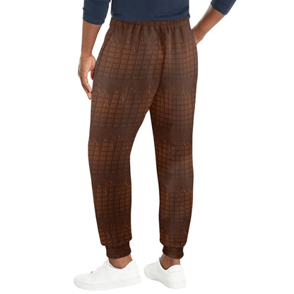 Chocolate Pattern Print Design 01 Men's Casual Track Pants