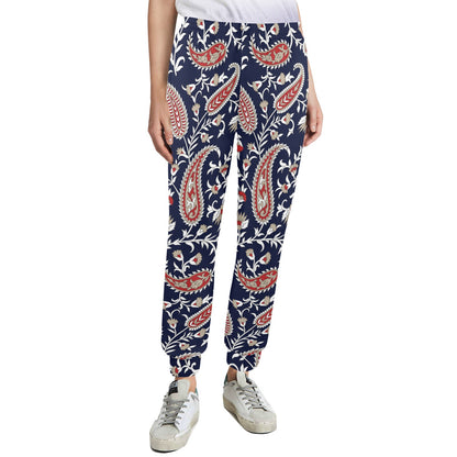 Paisley Pattern Print Design A05 Women's Casual Track Pants