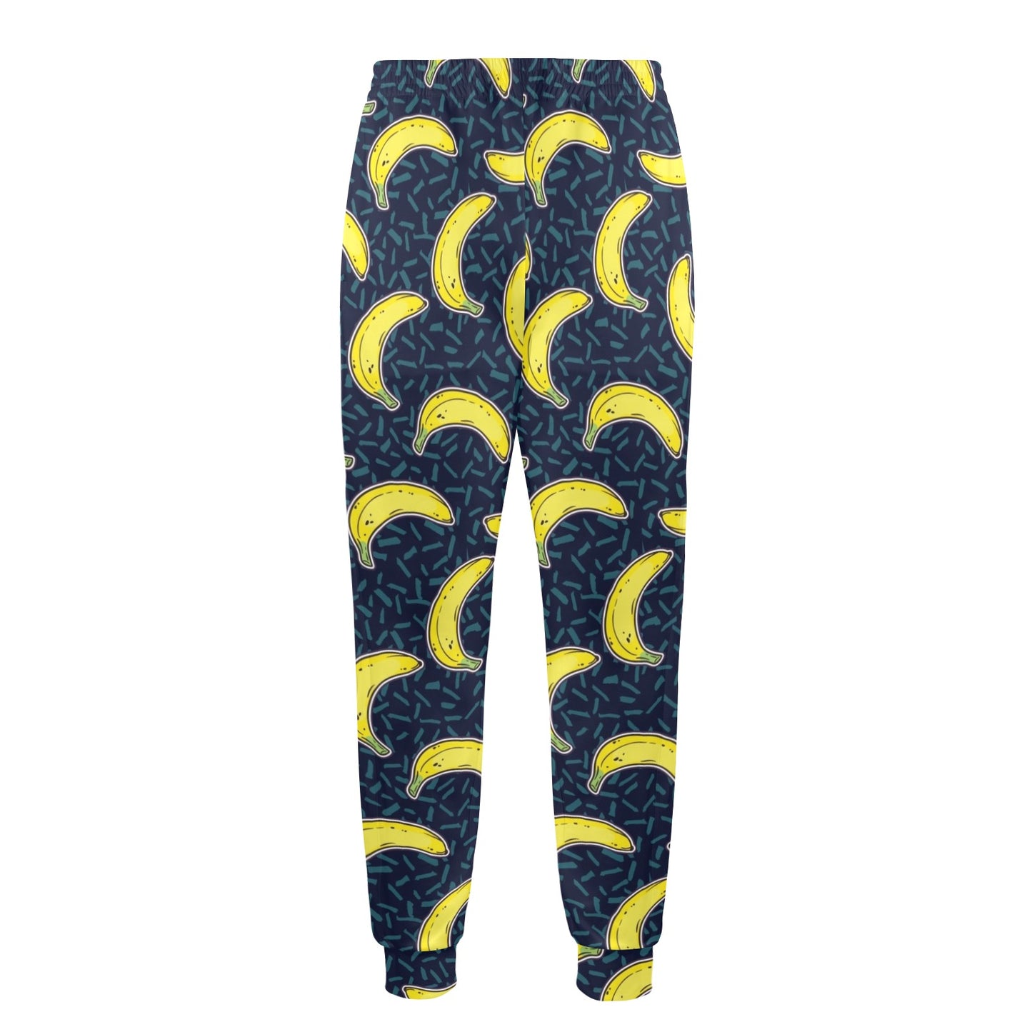 Banana Pattern Print Design BA09 Men's Casual Track Pants