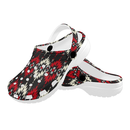 Southwestern Pattern Unisex Clogs Shoes