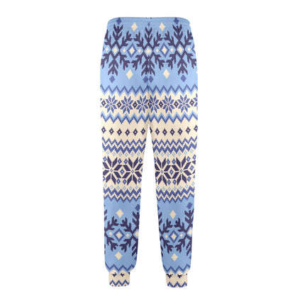 Nordic Pattern Print Design A03 Men's Casual Track Pants