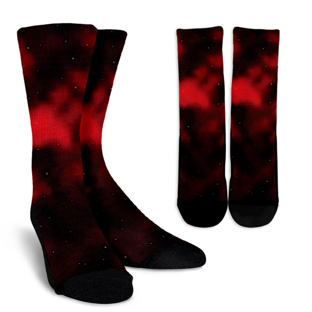 Nebula Pattern Print Design A03 Crew Socks