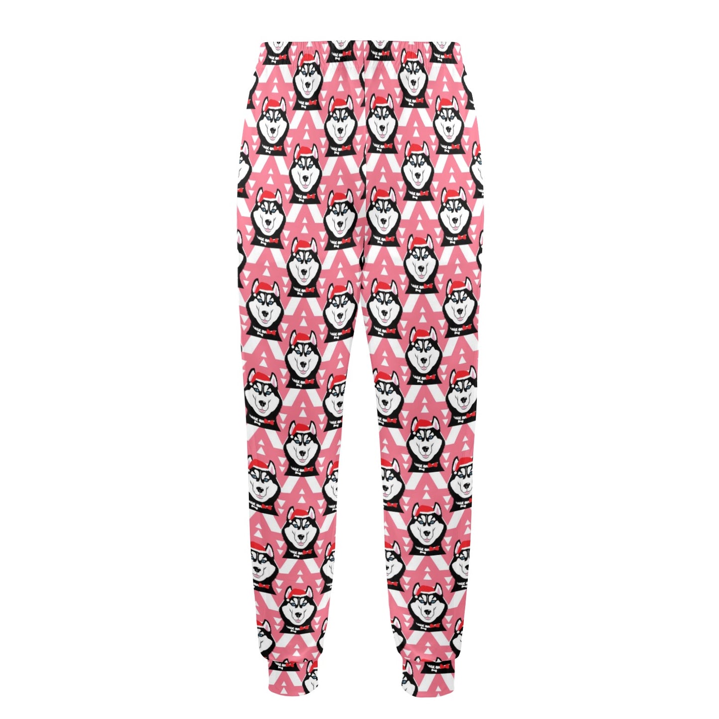 Siberian Huskies Christmas Themed Print Design LKS302 Men's Casual Track Pants