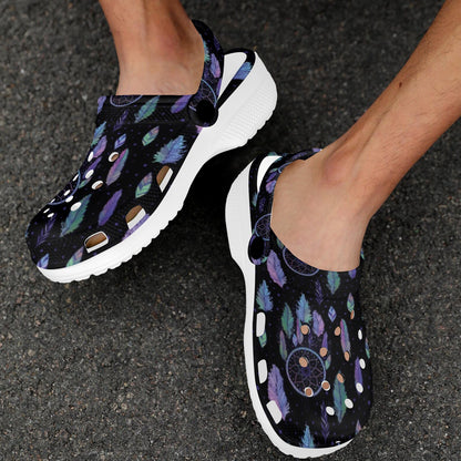 Dream Catcher Tribal Design Unisex Clogs Shoes
