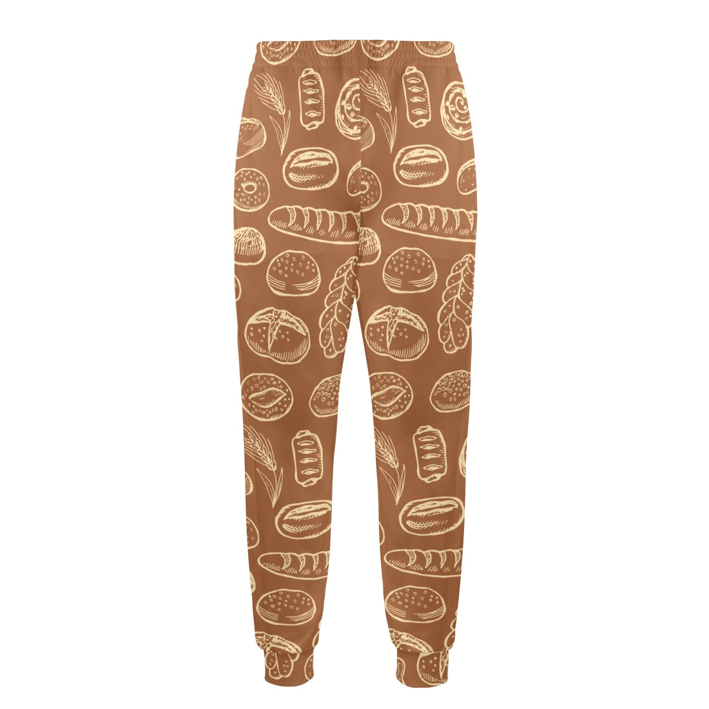 Bread Pattern Print Design 03 Men's Casual Track Pants