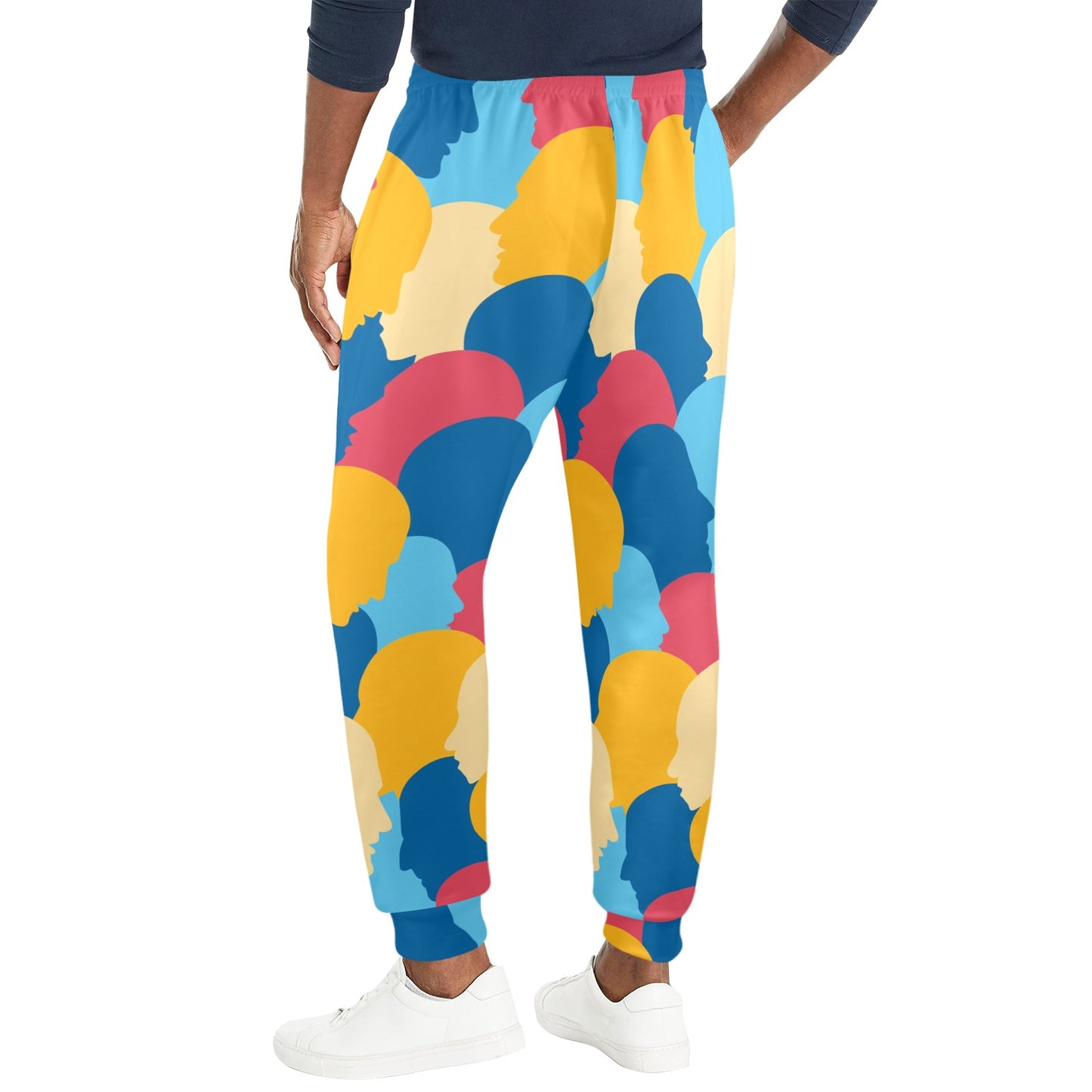 Psychology Pattern Print Design A02 Men's Casual Track Pants