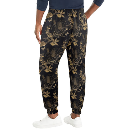 Parakeet Pattern Print Design A05 Men's Casual Track Pants