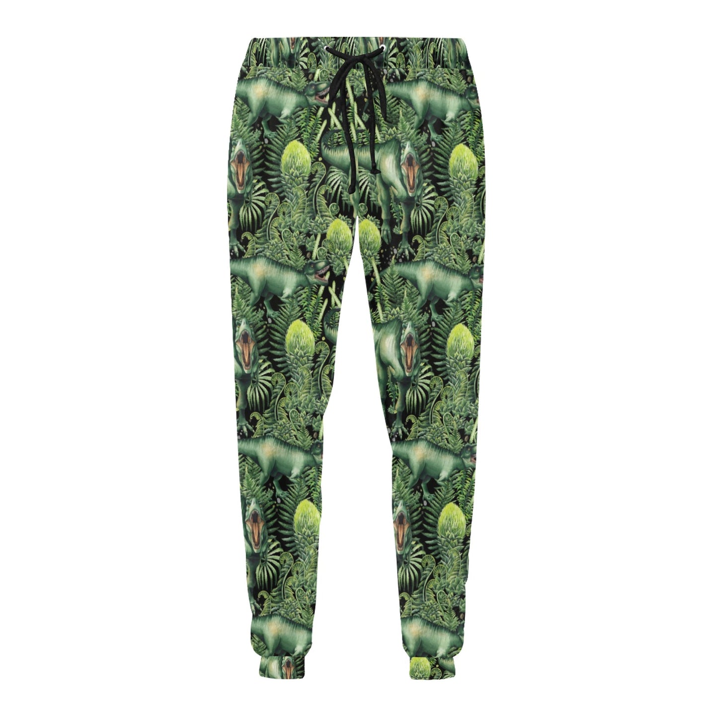 Dinosaur T Rex Print Pattern Men's Sweatpants
