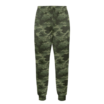 Army Camouflage Pattern Print Design 02 Men's Casual Track Pants
