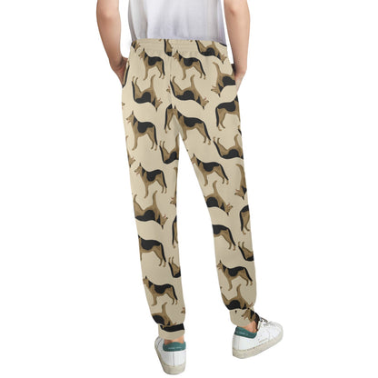 German Shepherd Design Print Pattern JJ0255 Women's Casual Track Pants