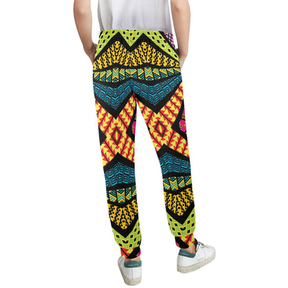 Kaleidoscope Pattern Print Design 05 Women's Casual Track Pants