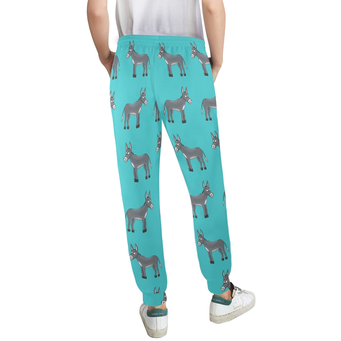 Donkey Pattern Print Design 01 Women's Casual Track Pants