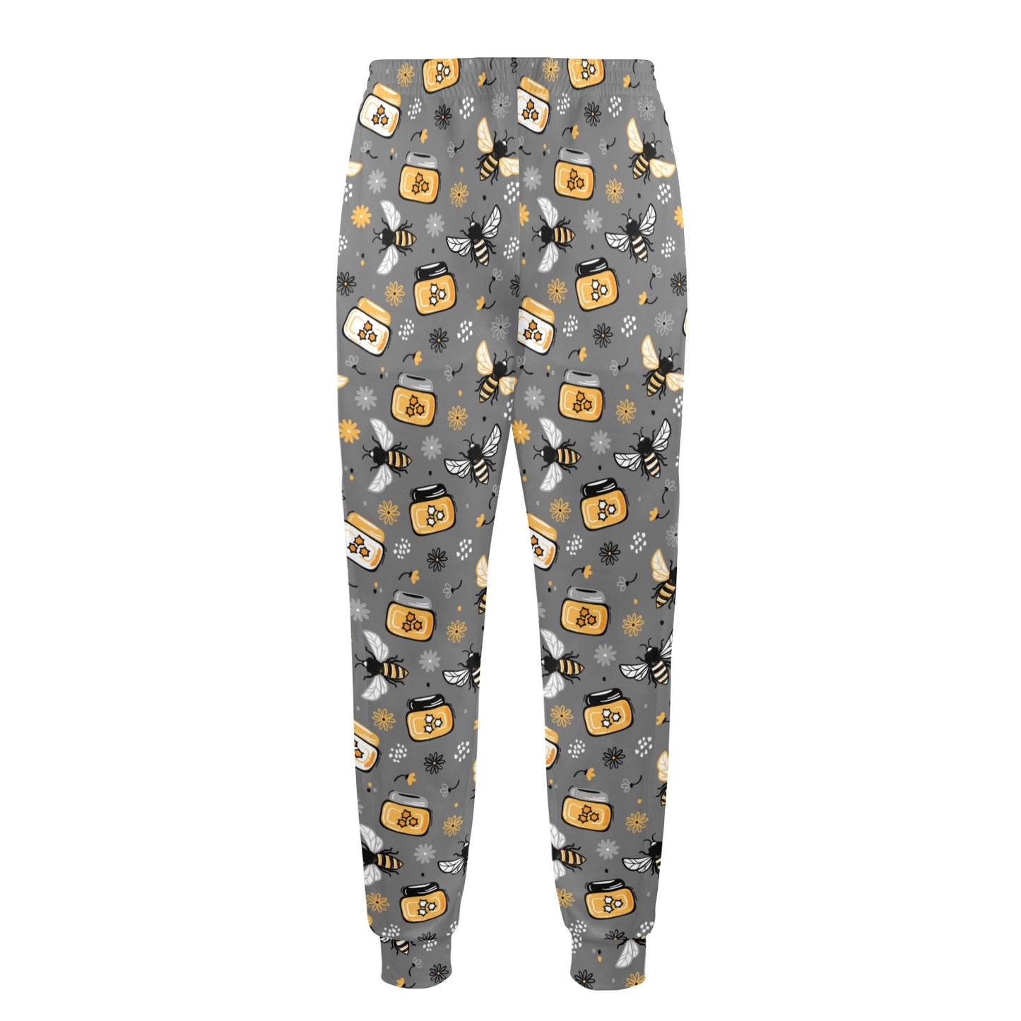Honey Bee Print Design LKS301 Men's Casual Track Pants