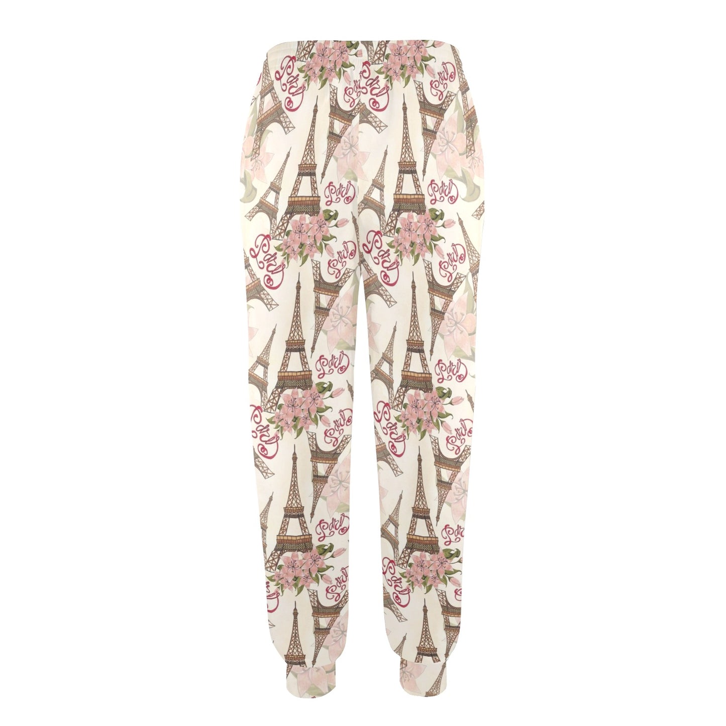 eiffel tower Design Print Pattern JJ0178 Women's Casual Track Pants