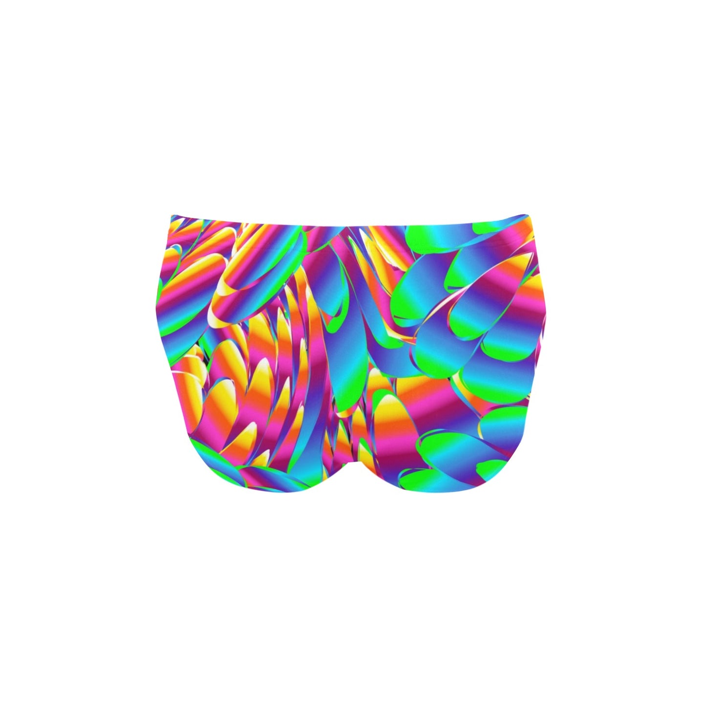 Psychedelic Trippy Pattern Men's Swimming Briefs