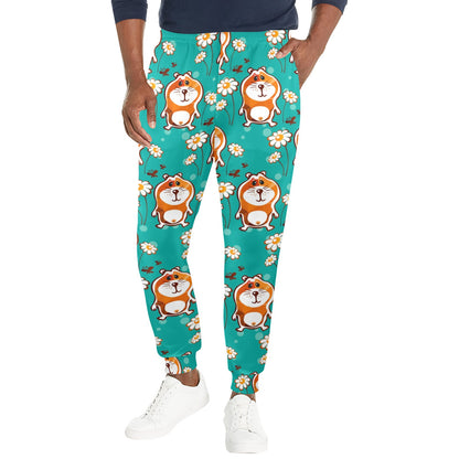 Hamster Pattern Print Design 01 Men's Casual Track Pants