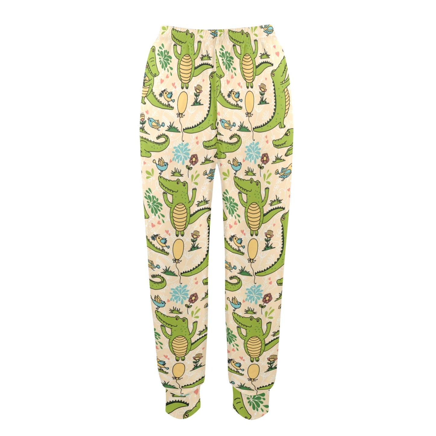 Alligator Pattern Print Design 01 Women's Casual Track Pants