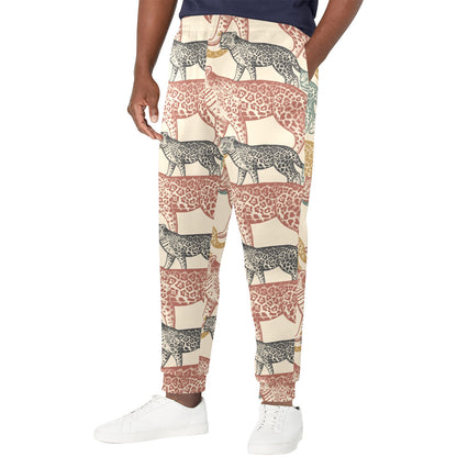 Jaguar Pattern Print Design 01 Men's Casual Track Pants