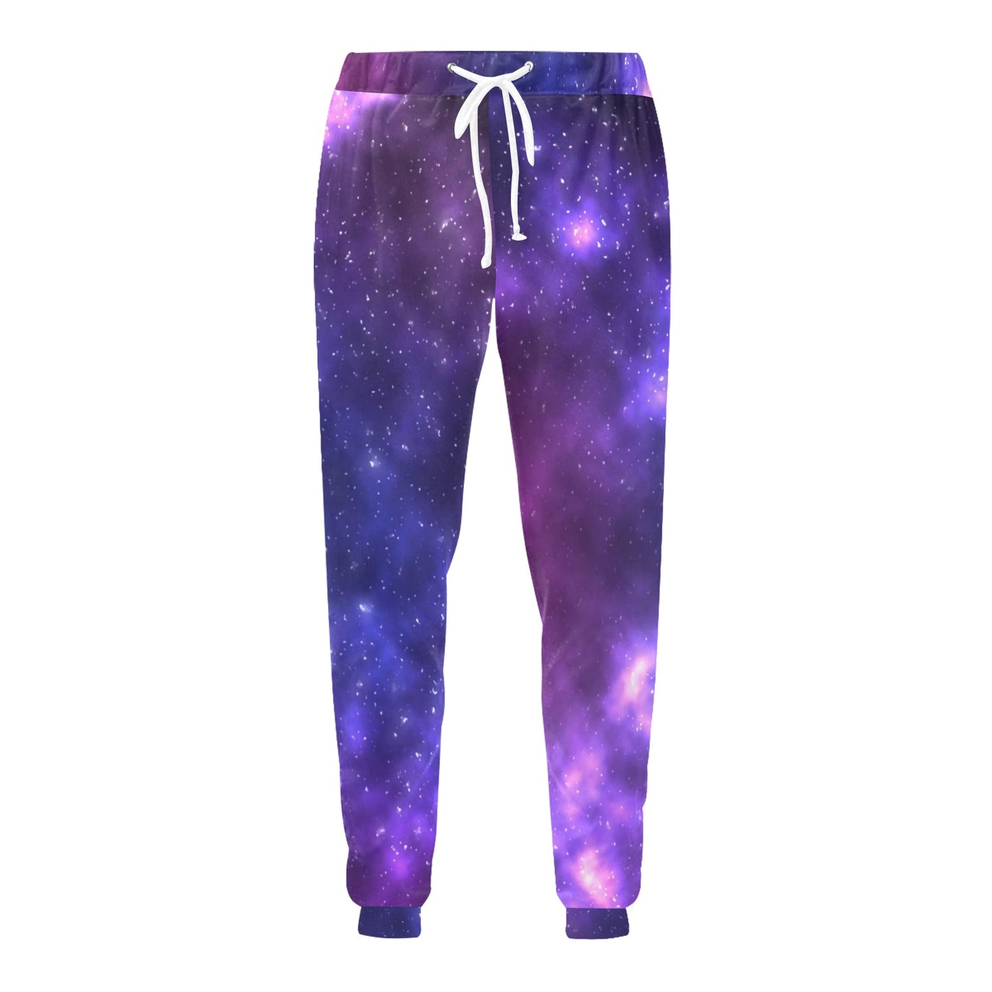 Celestial Purple Blue Galaxy Men's Sweatpants