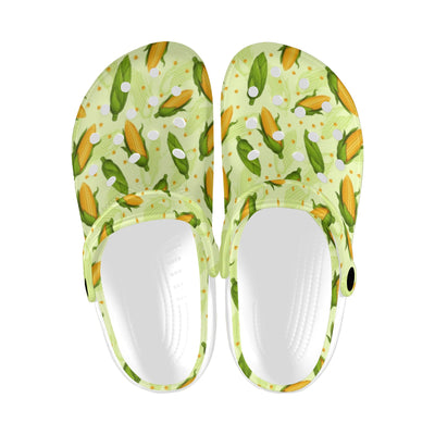 Agricultural Fresh Corn cob Print Pattern Unisex Clogs Shoes