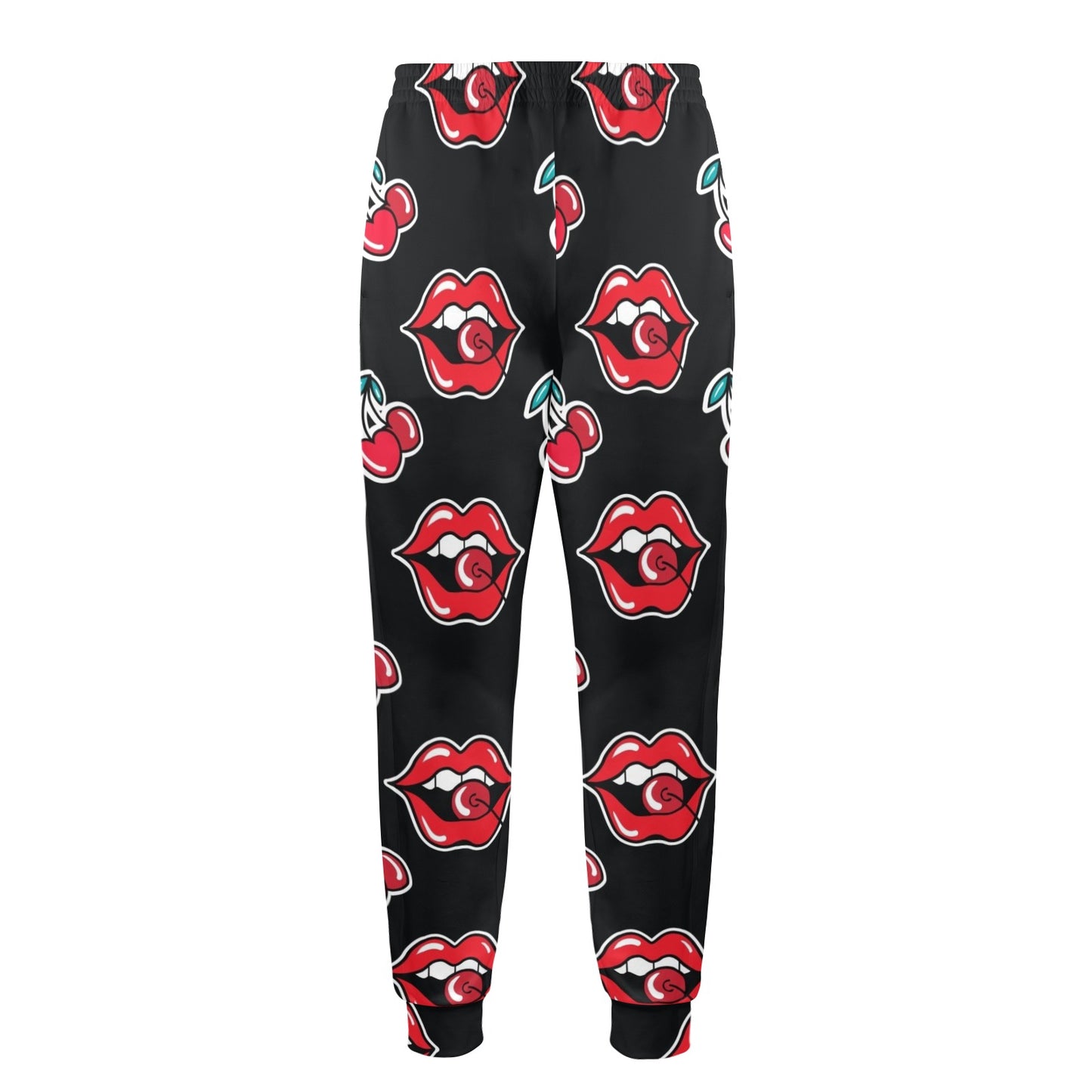 Cherry Pattern Print Design CH04 Men's Casual Track Pants